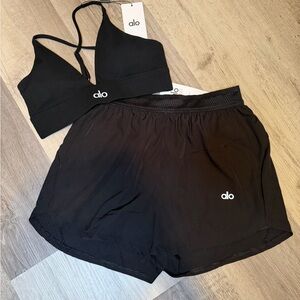 ALO Yoga Black Athletic Shorts